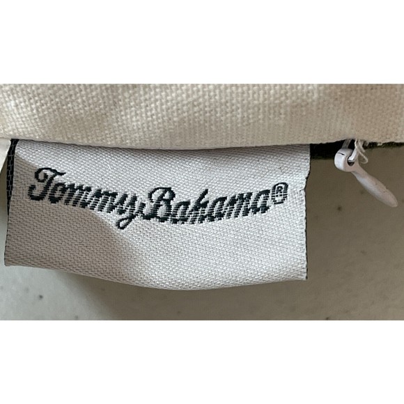 Tommy Bahama PUMPKINS Vintage TRACTOR WAGON Autumn Fall 24" Decorator Pillow New - Picture 9 of 10